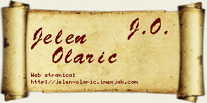 Jelen Olarić vizit kartica